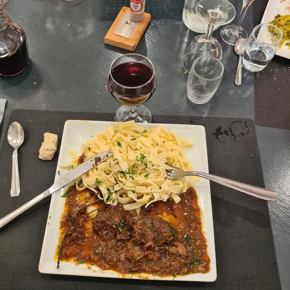 Bœuf Bourguignon Tagliatelles